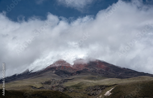 Clouds and Volcano