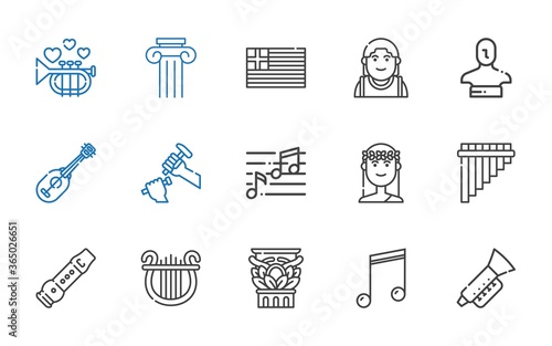 classical icons set