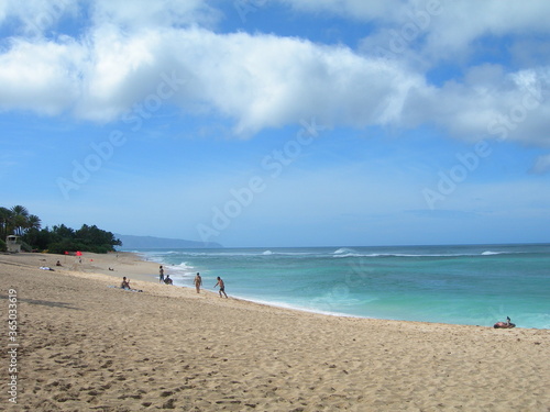 Honolulu Hawaii beach landscape 2009