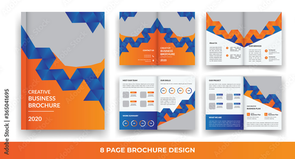 Creative Colorful Bi Fold Brochure Design & magazine cover page design template Creative Colorful Bi Fold Brochure Design & magazine cover page design template