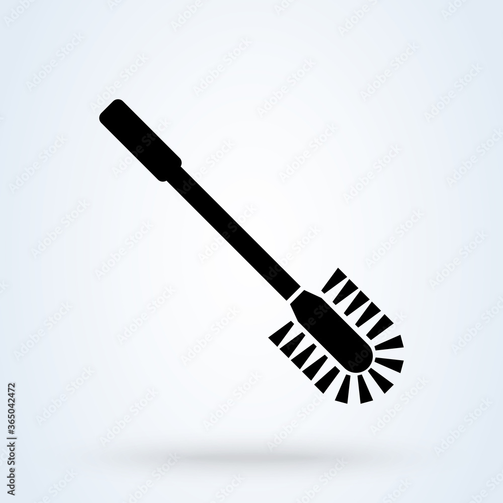 Toilet brush icon. Simple illustration of toilet brush icon for web Toilet brush icon. Simple illustration of toilet brush icon for web