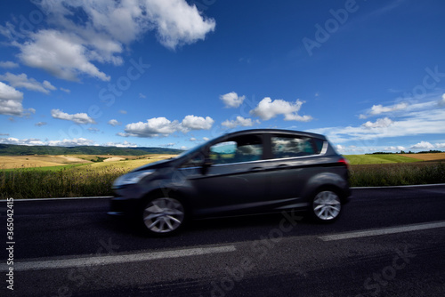 car on the road
