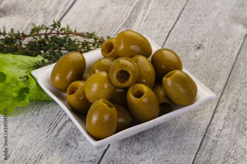 Big green olives