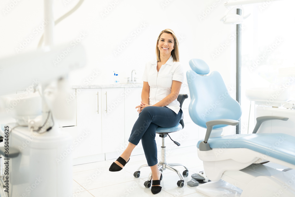 Confident Orthodontist In Clinic Confident Orthodontist In Clinic