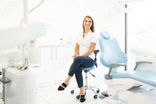 Confident Orthodontist In Clinic