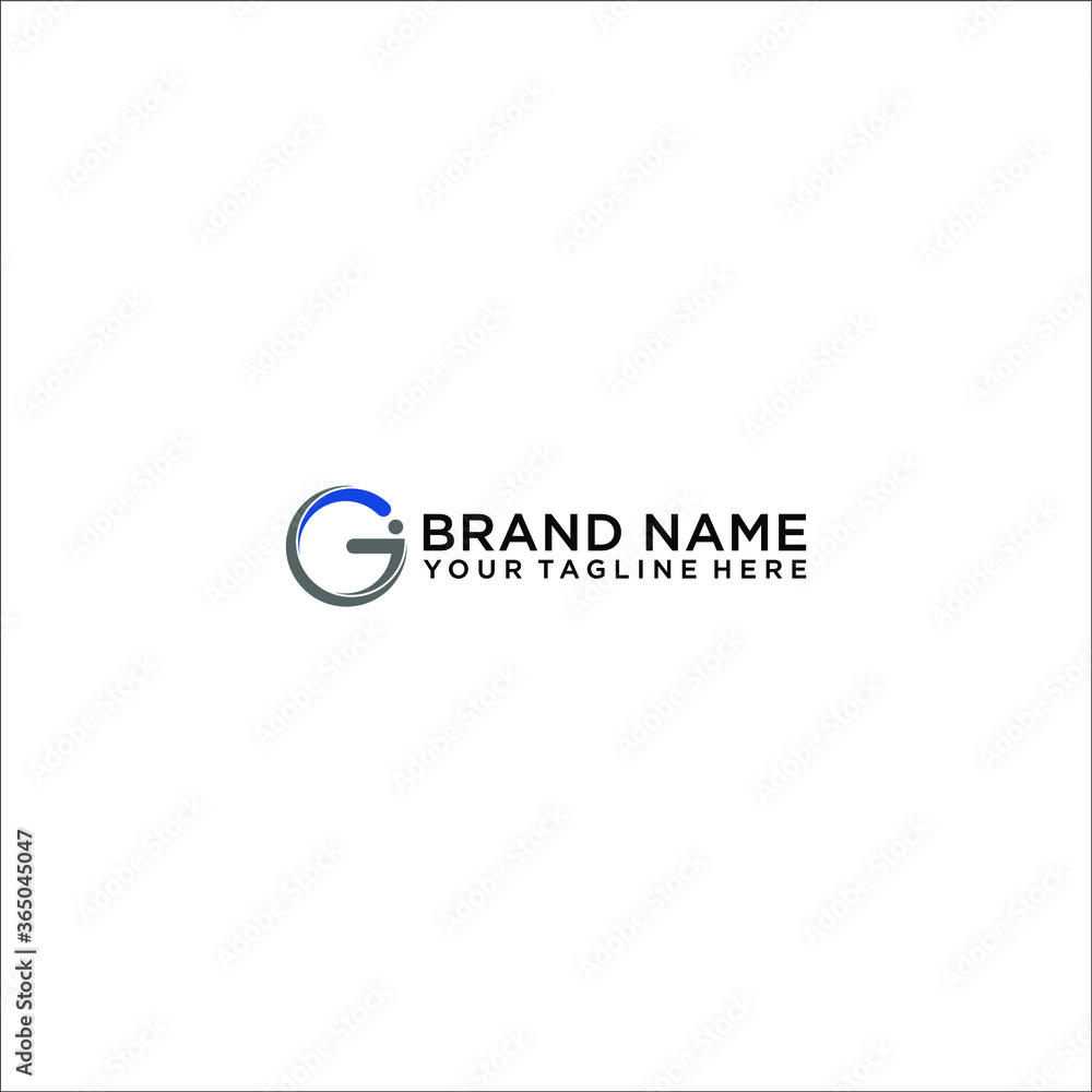 Letter Gi Logo Insurance Agency and brand identity. The symbol itself will looks nice as social media avatar, Insurance Agency and website or mobile icon
