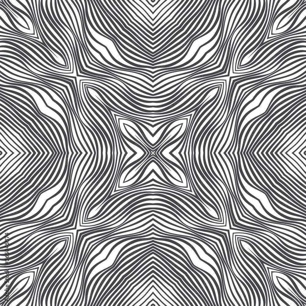 Vector abstract lines pattern. Waves background