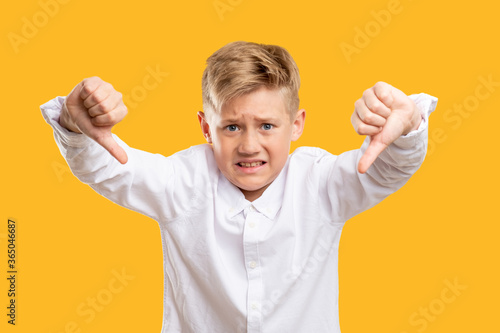 Tablou pe pânză Dislike gesture
