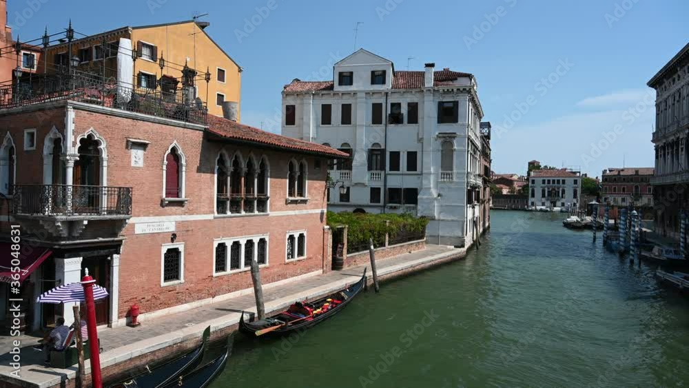 Venice, Italy - Historic buildings between the canals of the lagoon city Venice, Italy - Historic buildings between the canals of the lagoon city