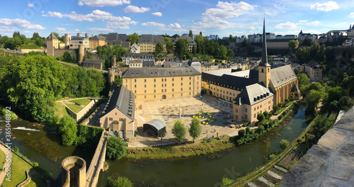 Quartier ancien de Luxembourg ville - Grund - Alzette