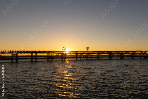 Old railway dock for ore from Rio Tinto in Huelva. Andalusia, Spain. © David Paniagua