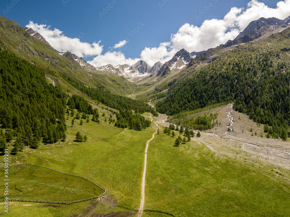 Fototapeta premium Val di Fosse, Alto-Adige, Italia