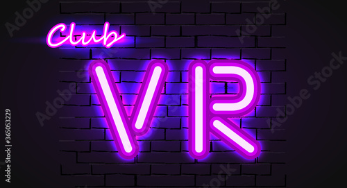 Virtual Reality neon
