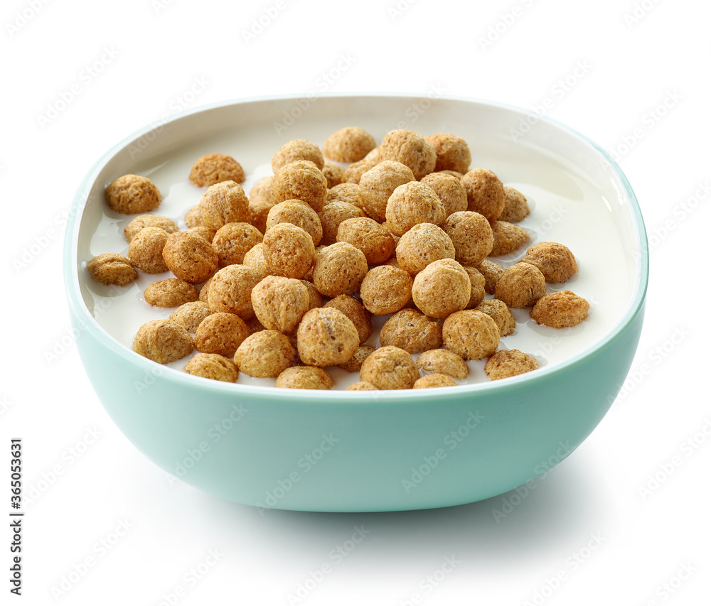 bowl of breakfast cereal balls bowl of breakfast cereal balls