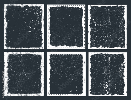 Grunge dirty framed backgrounds.Grunge frames with textures.