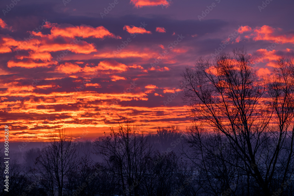 Fototapeta premium Abendhimmel