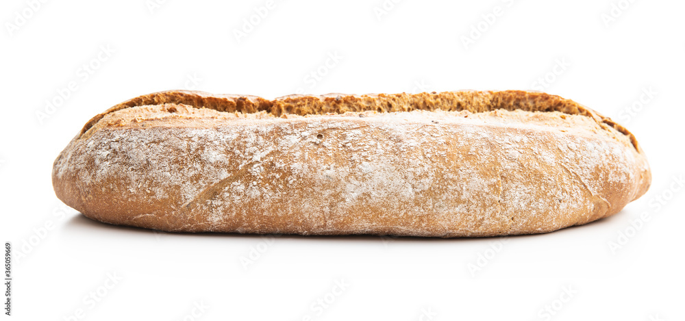 Crusty homemade bread.