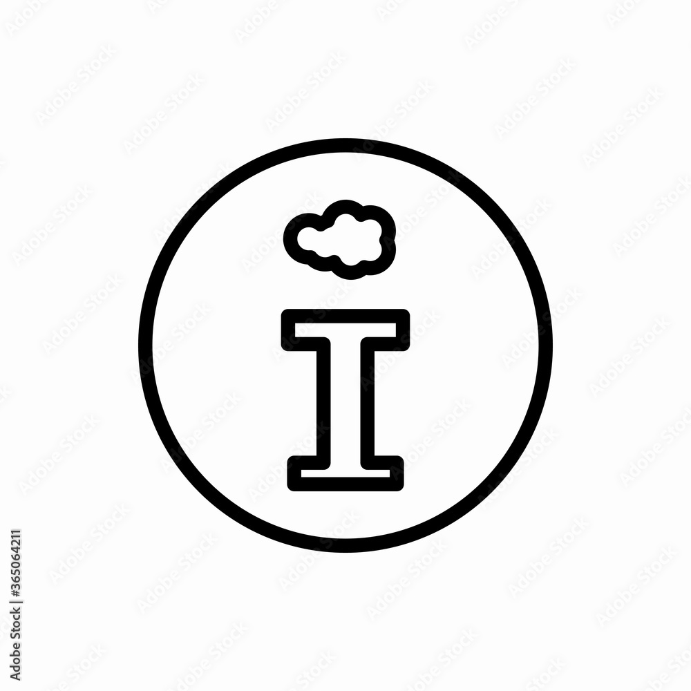 Outline information icon.Information vector illustration. Symbol for web and mobile Outline information icon.Information vector illustration. Symbol for web and mobile