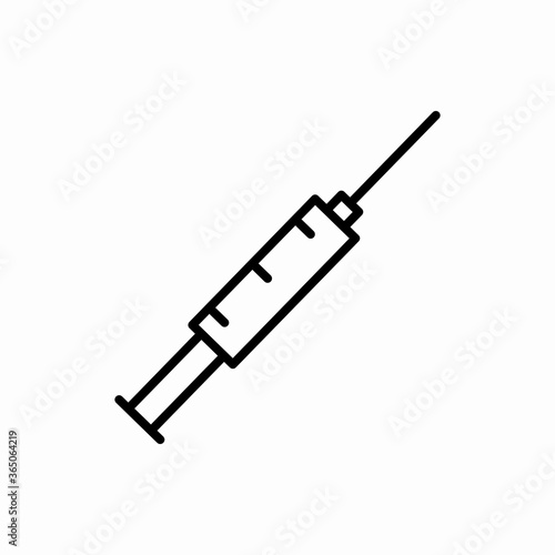 Outline injection icon.Injection vector illustration. Symbol for web and mobile