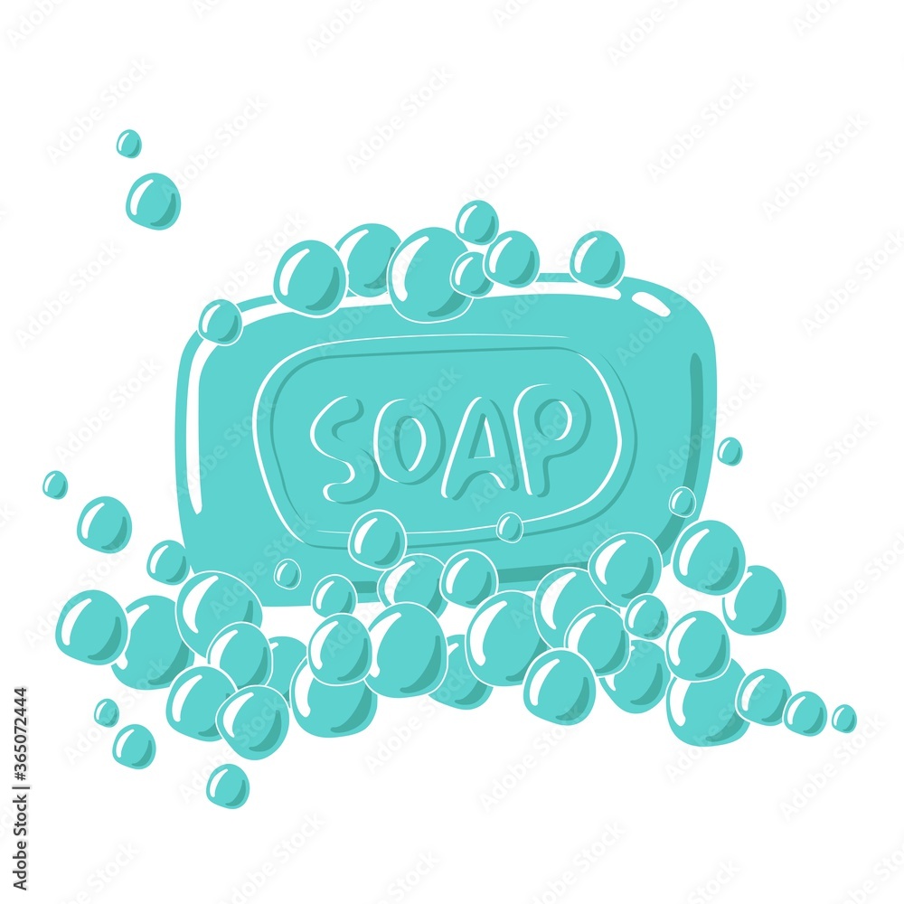 Cartoon Soap Bubbles Clip Art