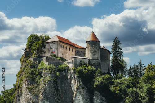 The castle of Bled