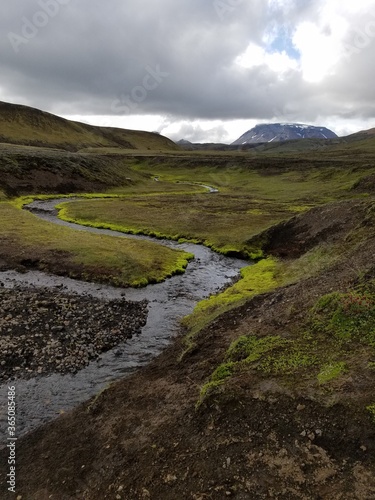 Mountain landscape with stream © Isaac