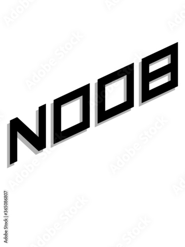 Edel Noob Quer Schief Neuling Flame beleidigung