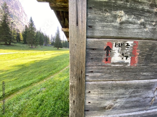 old wooden fence