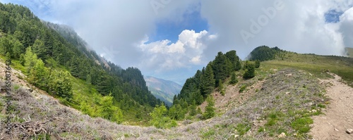 panorama of the mountains