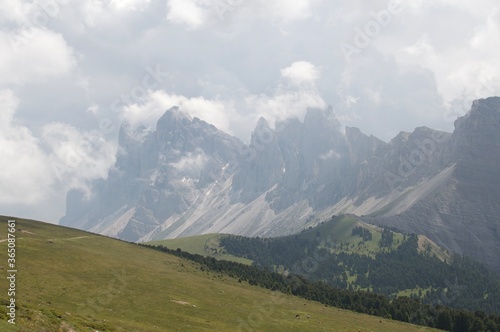 panorama of the mountains