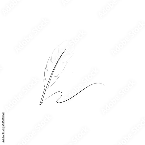 feather pen