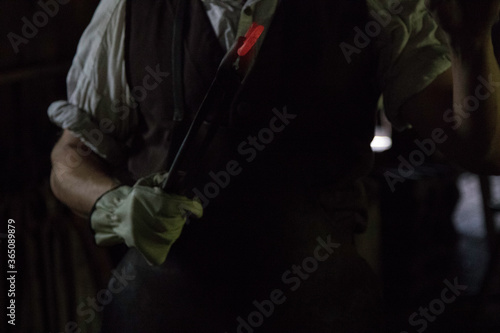 Blacksmith Smith Farrier Forging Molten Molten Metal 