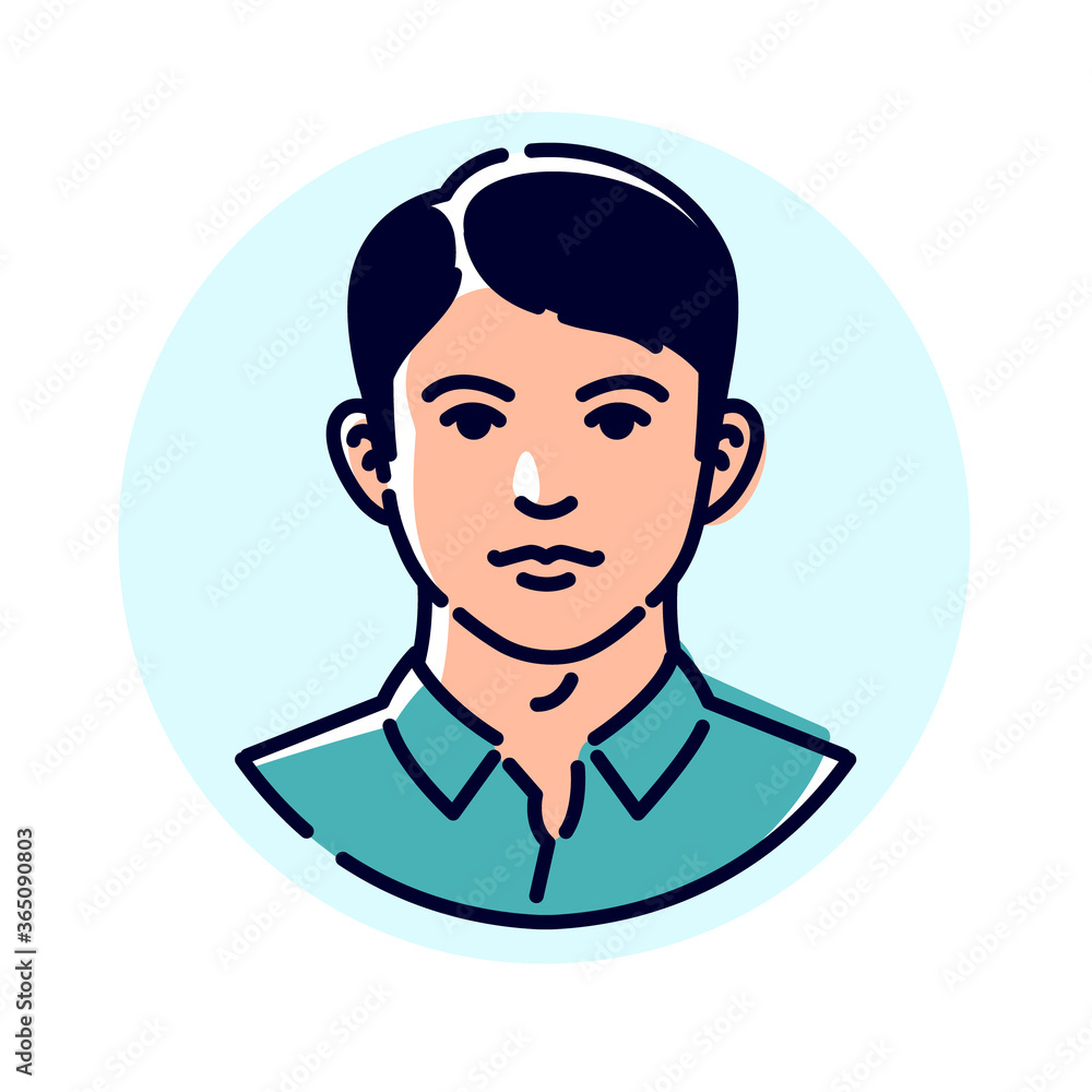 Illustration of a stylish young man. Avatar of a man for profile. Mascot for companies. The image of a client for a men's hairdresser. Very beautiful character. The image of an excellent student boy. Illustration of a stylish young man. Avatar of a man for profile. Mascot for companies. The image of a client for a men's hairdresser. Very beautiful character. The image of an excellent student boy.