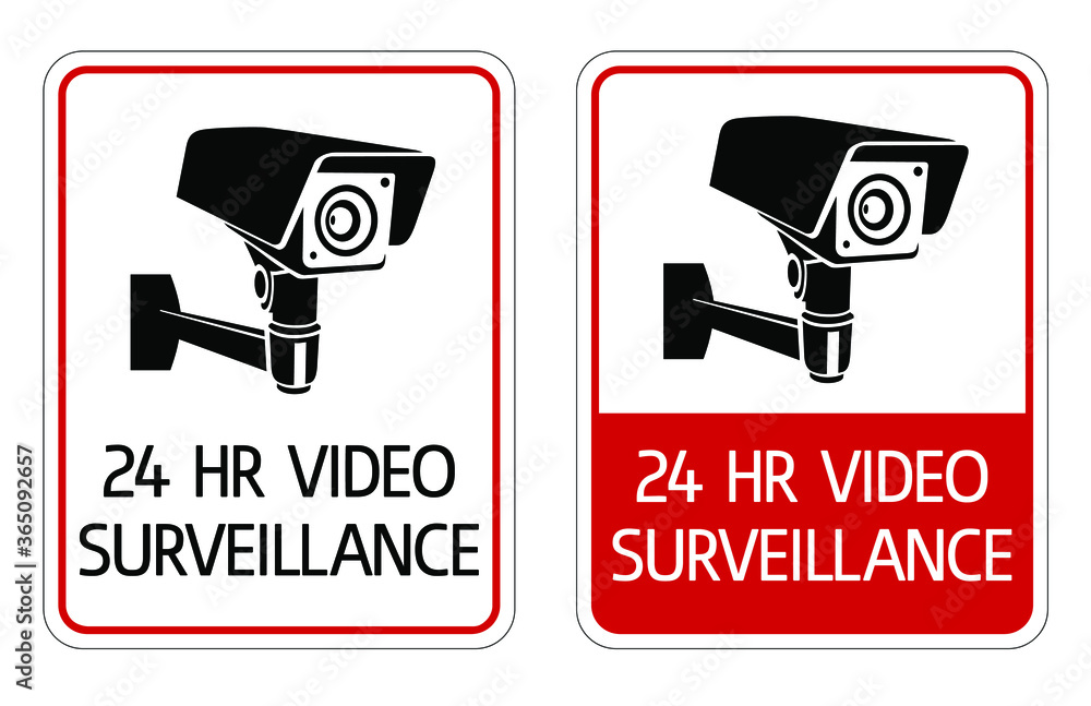 Security Camera. Surveillance Sign, Video Surveillance Sign, Vector Surveillance Camera icon Security Camera. Surveillance Sign, Video Surveillance Sign, Vector Surveillance Camera icon