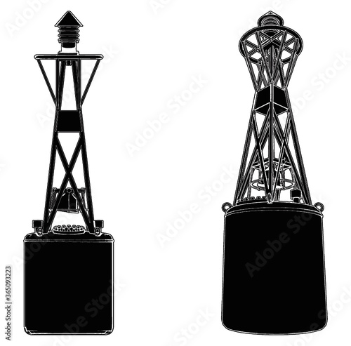 Buoy Beacon Vector 