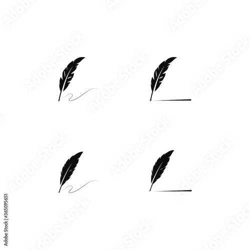 Feather pen