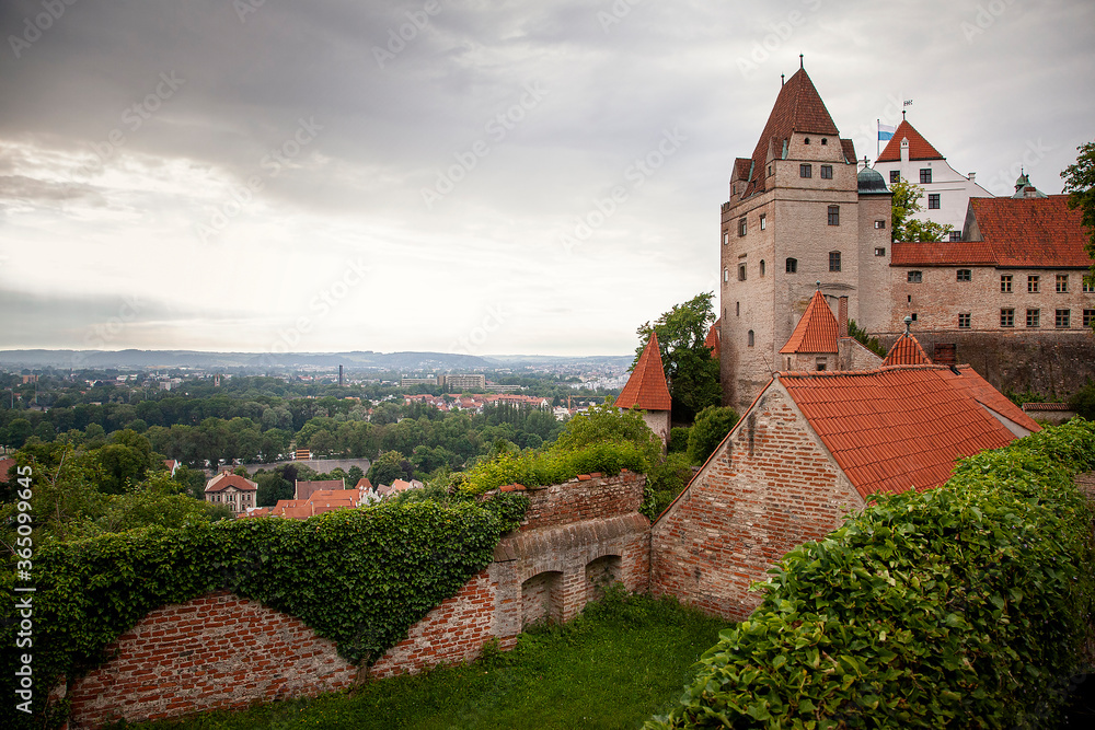 Trausnitz Castle in Landshut, Germany has been the hereditary home of the rulers of Bavaria since 1204.
