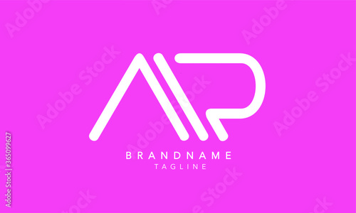 Alphabet letters Initials Monogram logo MR, RM, M and R