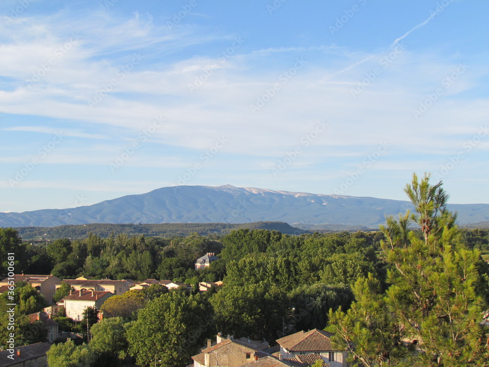 Village in the mountains ( Mont Ventoux)