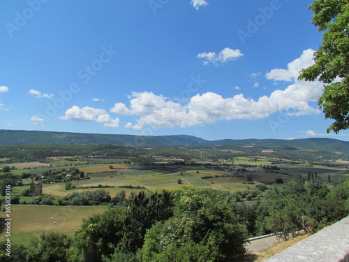 View of the valley of Sault in Province of France