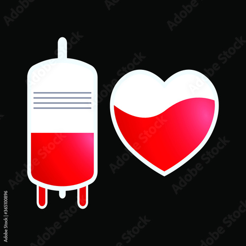 infusion icon vector in simple design template