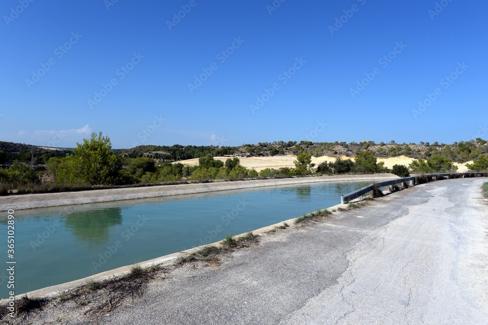 Water channel in Orihuela Costa. Spain Water channel in Orihuela Costa. Spain