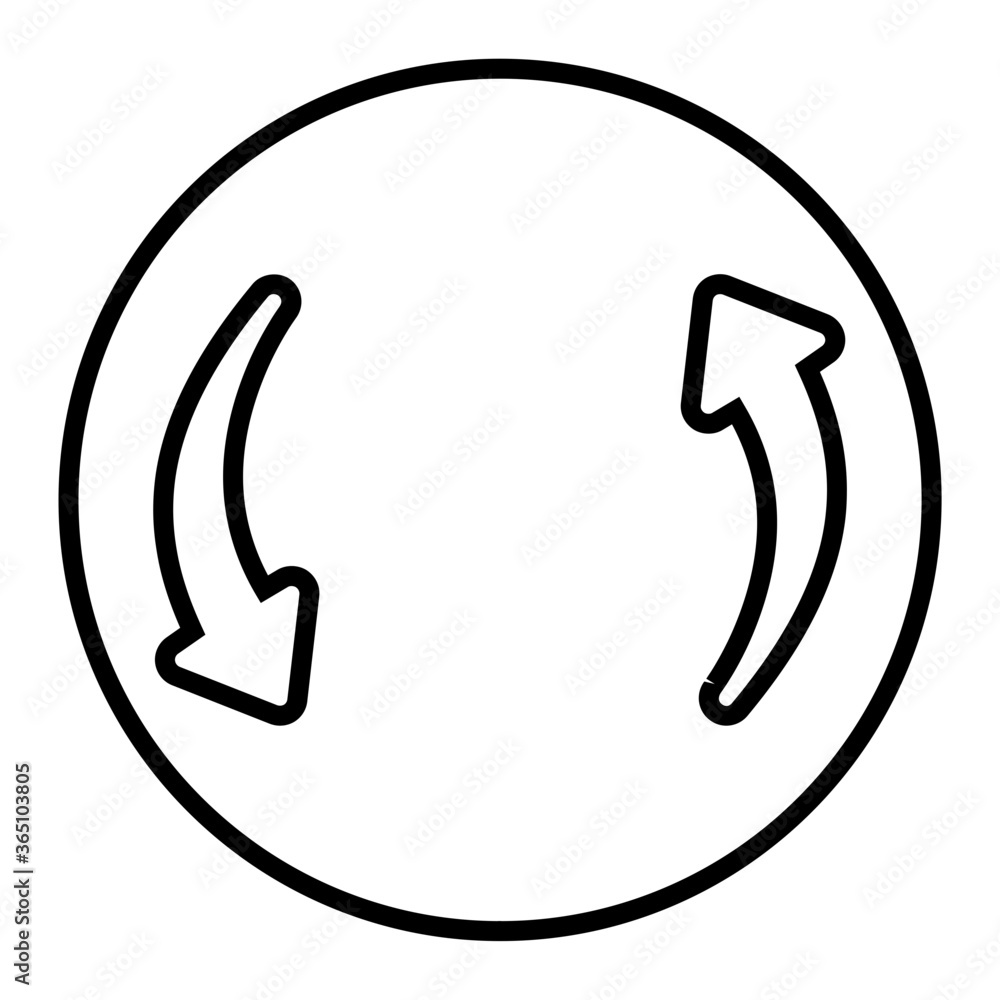 Circular arrow icon Circular arrow icon