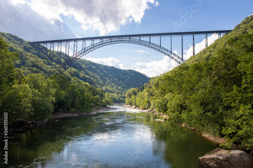 Slika na platnu New River Gorge Bridge in West Virginia