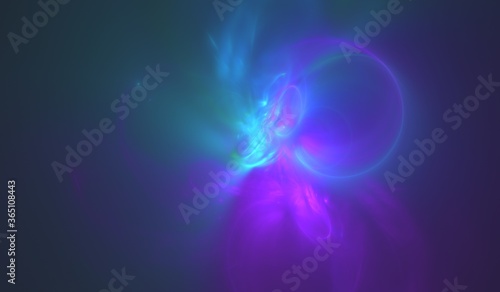 abstract blue background with rays computer generated illustration