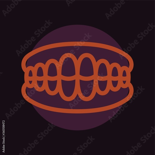 a set of dentures