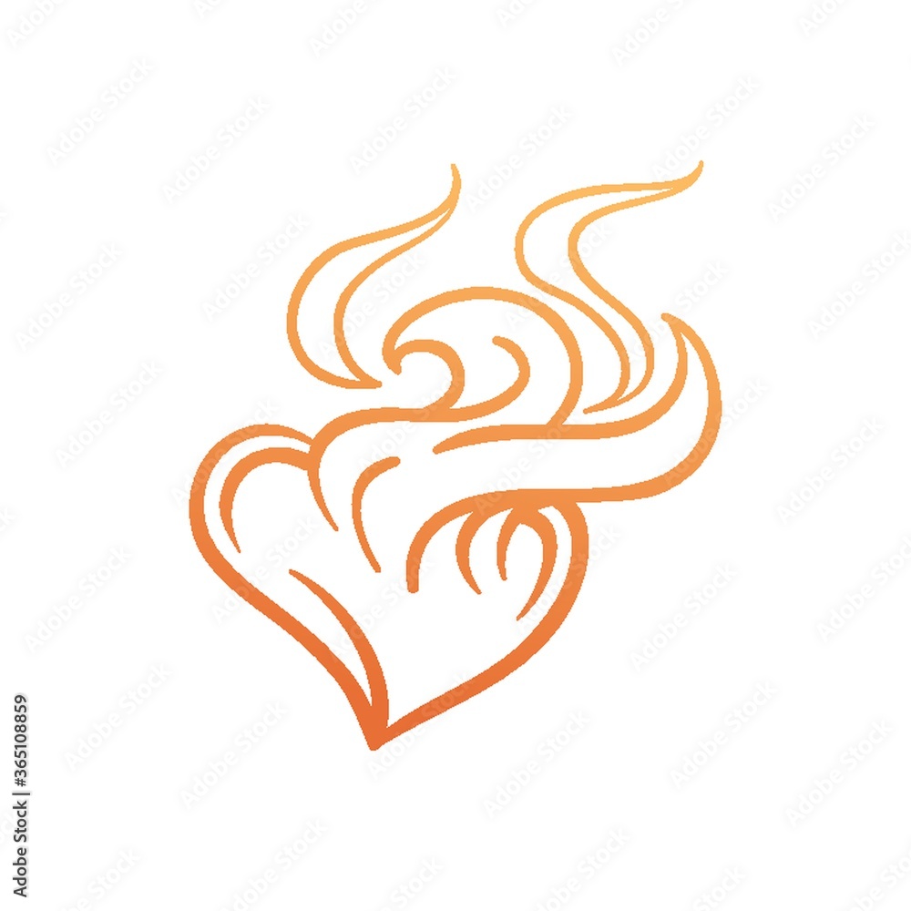 Obraz premium fire flame