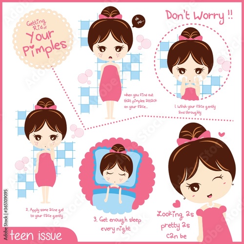 steps to get rid of pimples