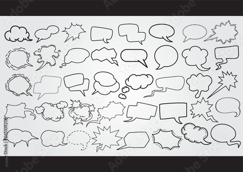 speech bubble collection