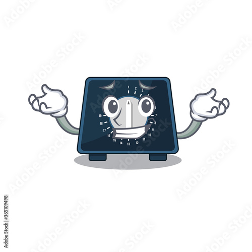 Wallpaper Mural A cute picture of grinning kitchen timer caricature character Torontodigital.ca